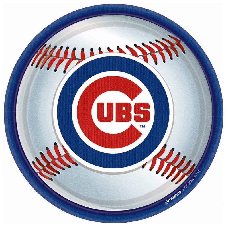 Chicago Cubs Baseball   Round Dinner Plates (18 count) for the 2022 Costume season.
