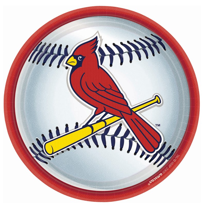 St. Louis Cardinals Baseball   Round Dinner Plates (18 count) for the 2022 Costume season.