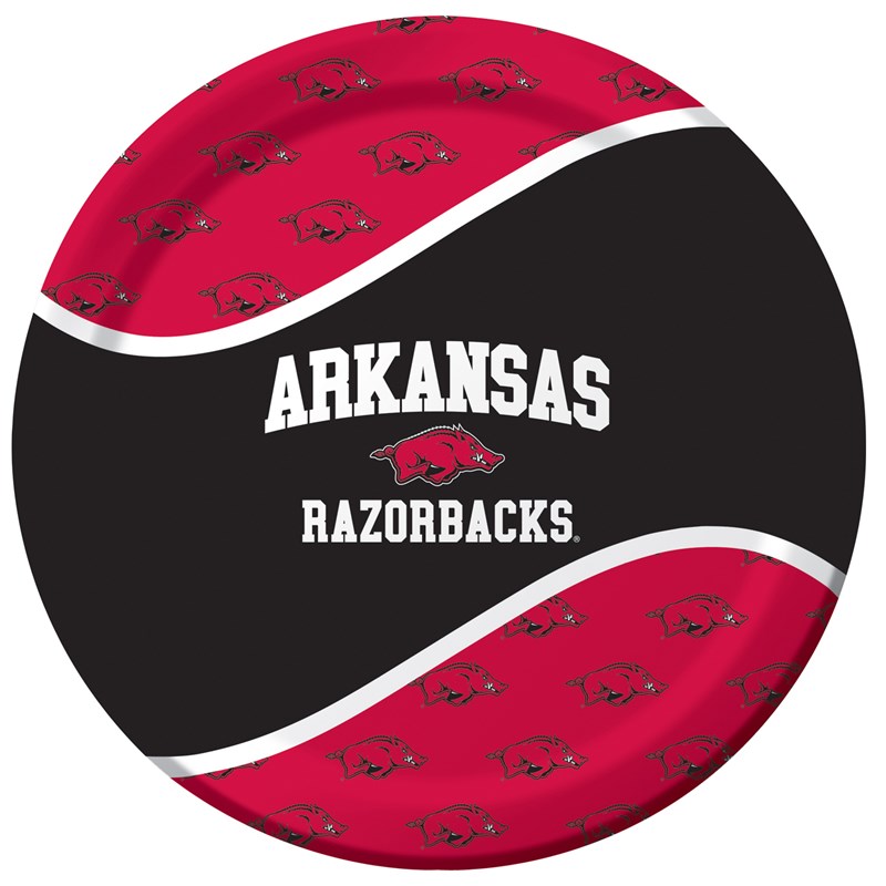 Arkansas Razorbacks   Dinner Plates (8 count) for the 2022 Costume season.