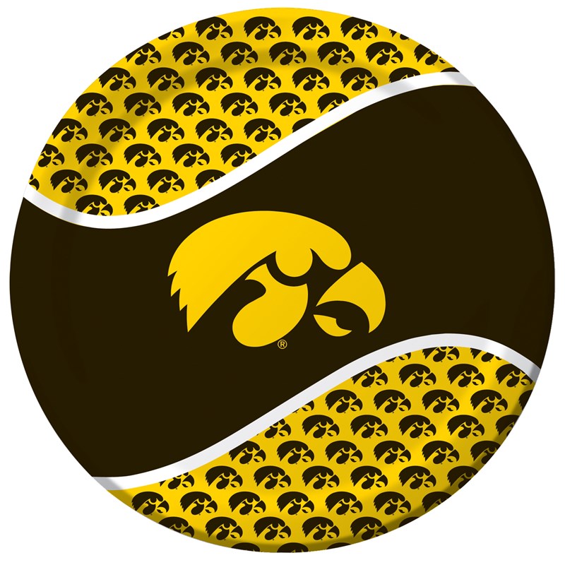 Iowa Hawkeyes   Dinner Plates (8 count) for the 2022 Costume season.