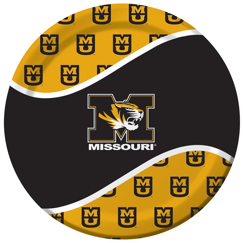 Missouri Tigers   Dinner Plates (8 count) for the 2022 Costume season.