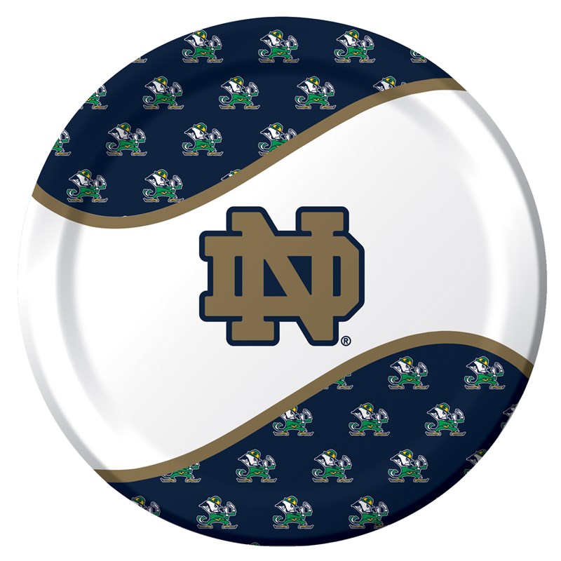 Notre Dame Fighting Irish   Dinner Plates (8 count) for the 2022 Costume season.