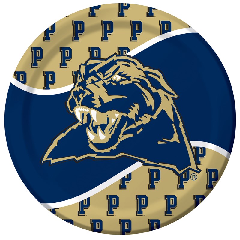 Pittsburgh Panthers   Dinner Plates (8 count) for the 2022 Costume season.