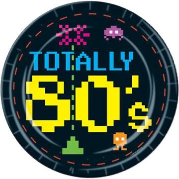 Totally 80s – Dinner Plates 8 count