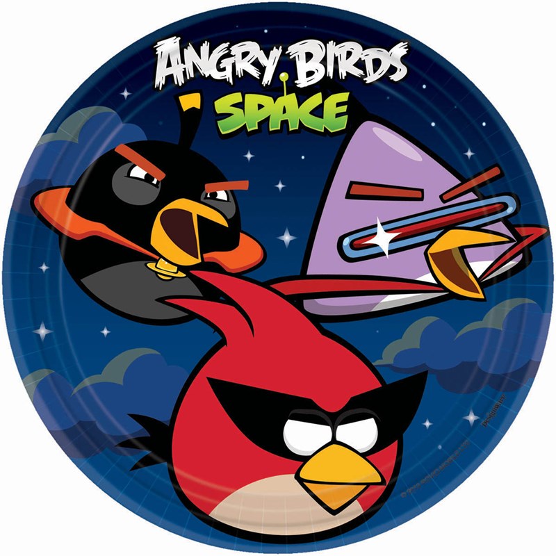 Angry Birds Space Dinner Plates for the 2022 Costume season.