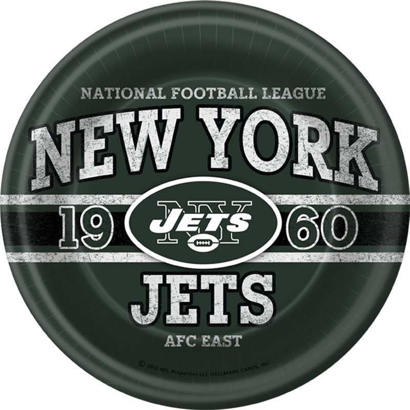 NFL New York Jets Dinner Plates (8 count) for the 2022 Costume season.
