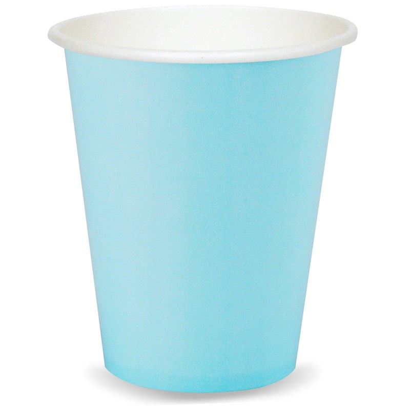 Pastel Blue (Light Blue) 9 oz. Cups (24 count) for the 2022 Costume season.