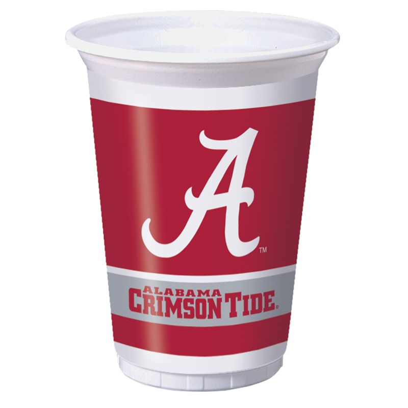 Alabama Crimson Tide   20 oz. Plastic Cups (8 count) for the 2022 Costume season.
