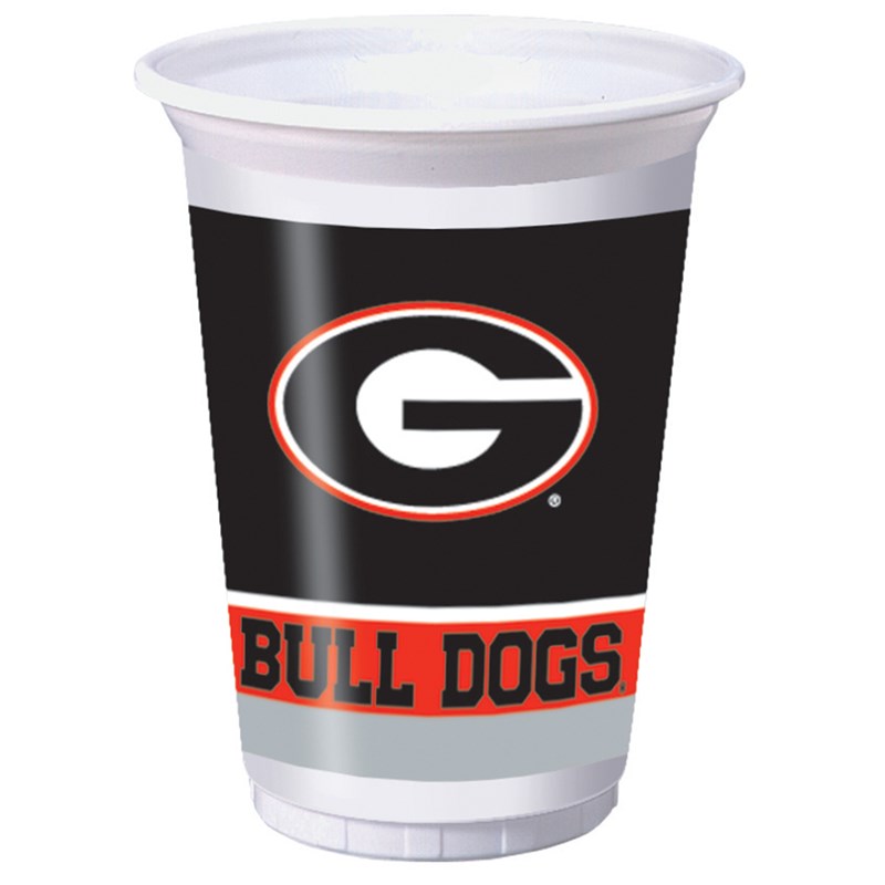 Georgia Bulldogs   20 oz. Plastic Cups (8 count) for the 2022 Costume season.