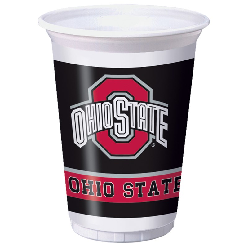 Ohio State Buckeyes   20 oz. Plastic Cups (8 count) for the 2022 Costume season.