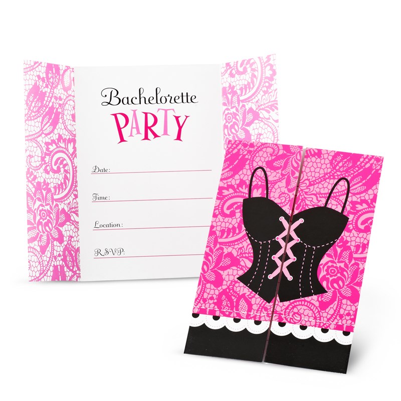 Bachelorette Party Folded Invitations (8 count) for the 2022 Costume season.