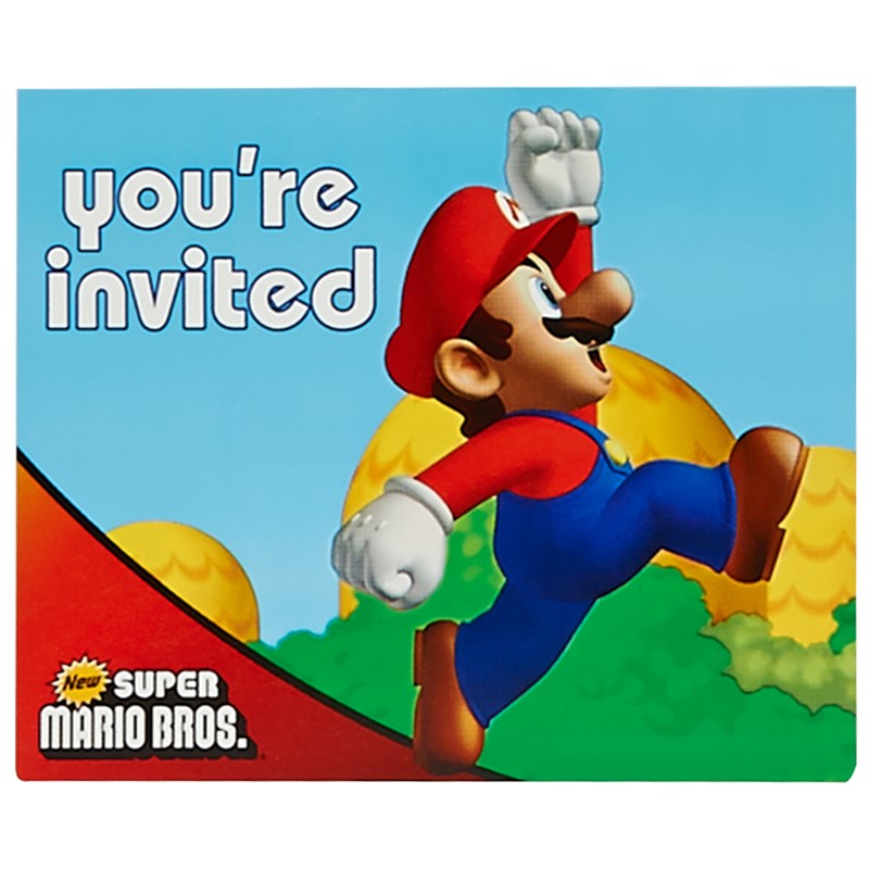 Super Mario Bros. Invitations for the 2022 Costume season.