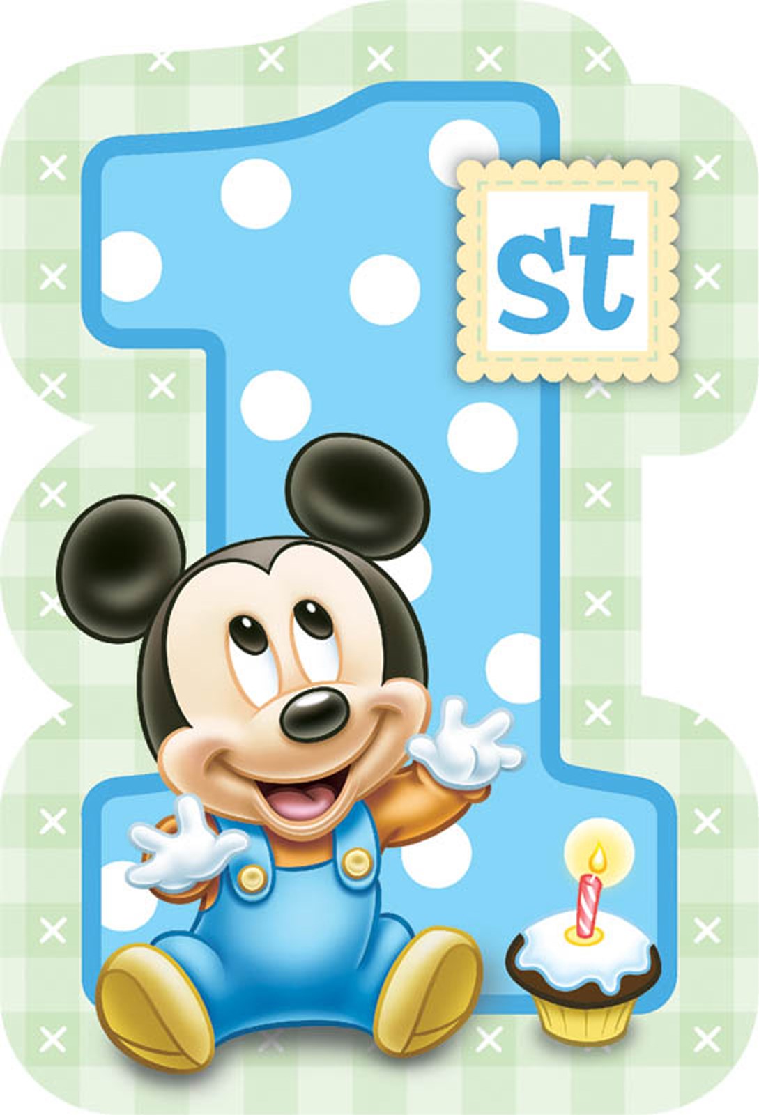 Disney Mickeys 1st Birthday Invitations 8 count
