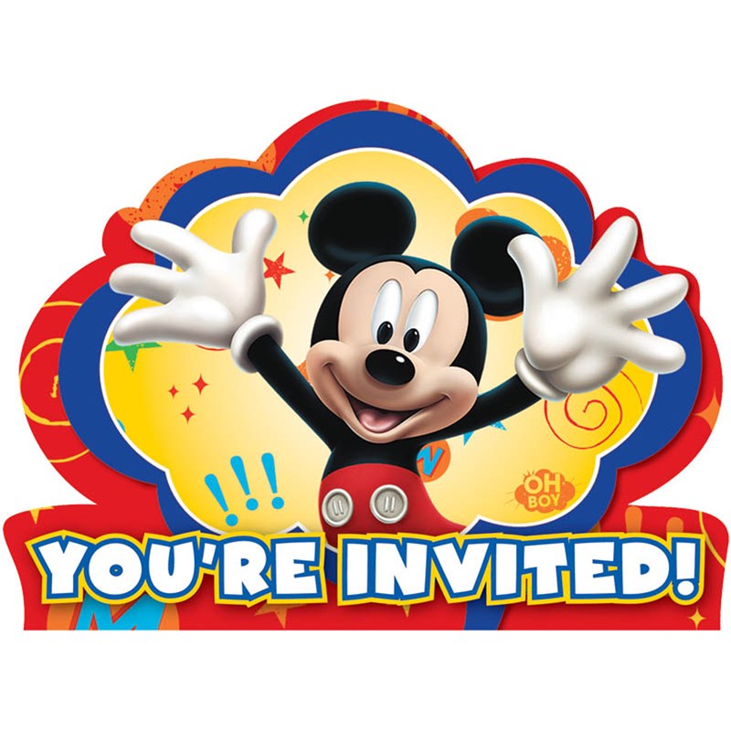 Disney Mickey Fun and Friends Invitations (8 count) for the 2022 Costume season.