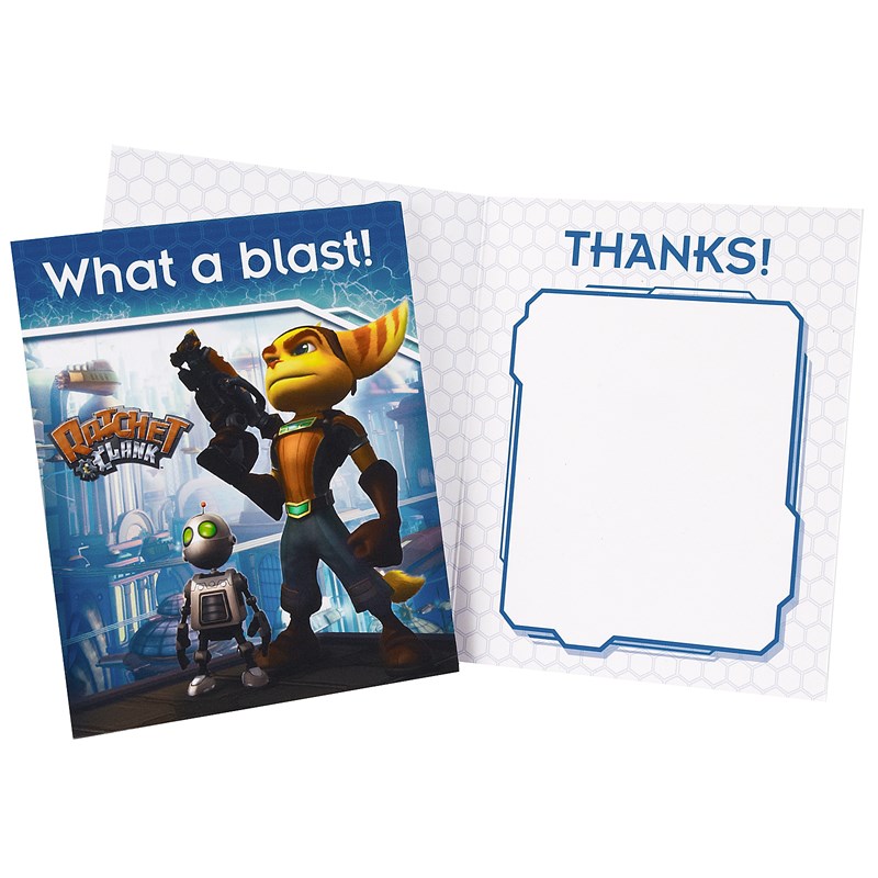 Ratchet and Clank Thank You Cards (8 count) for the 2022 Costume season.
