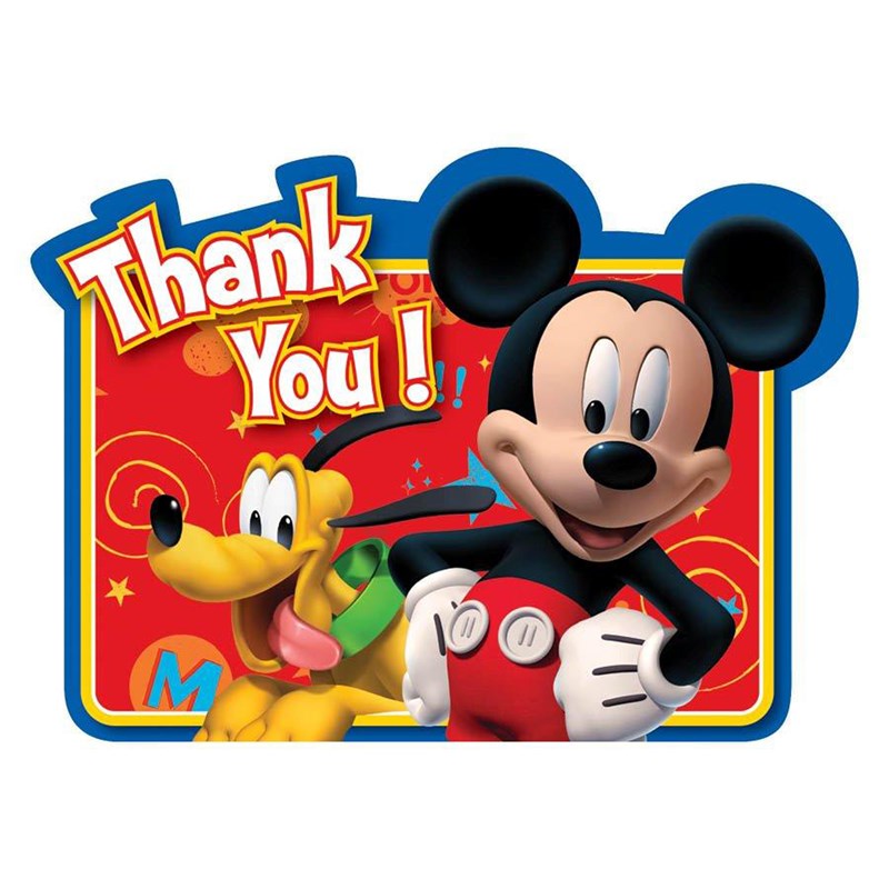 Disney Mickey Fun and Friends Thank You Cards (8 count) for the 2022 Costume season.