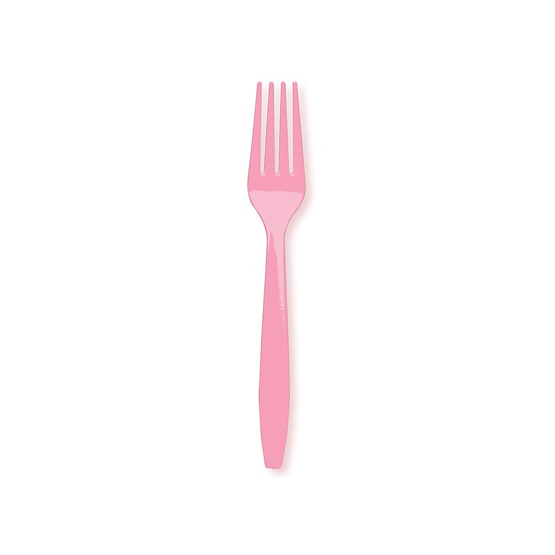 Candy Pink (Hot Pink) Heavy Weight Forks (24 count) for the 2022 Costume season.