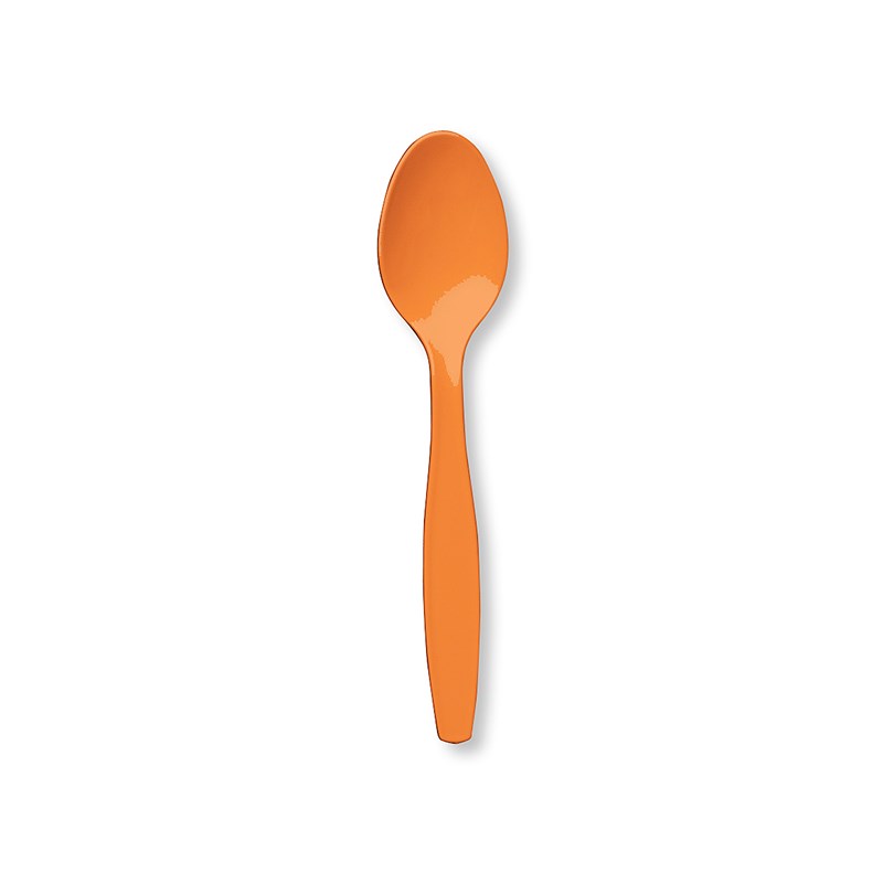 Sunkissed Orange (Orange) Heavy Weight Spoons (24 count) for the 2022 Costume season.