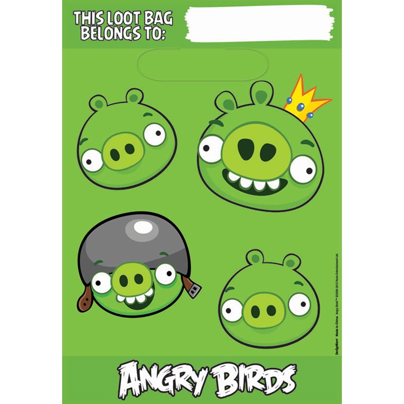 Angry Birds   Treat Bags (8 count) for the 2022 Costume season.
