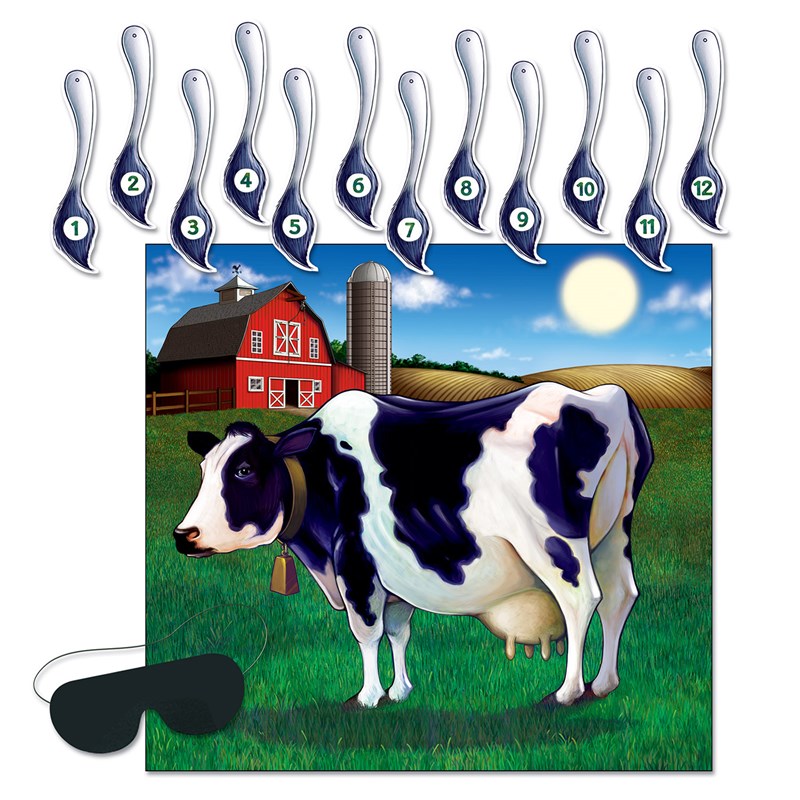 Pin the Tail On the Cow Game for the 2022 Costume season.