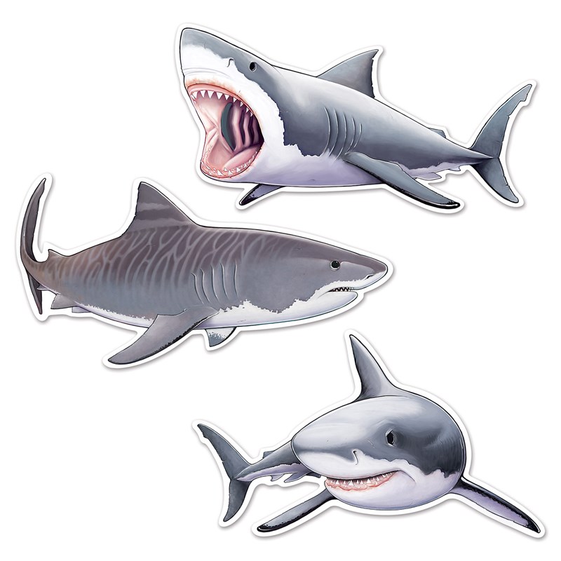 Shark Cutouts for the 2022 Costume season.