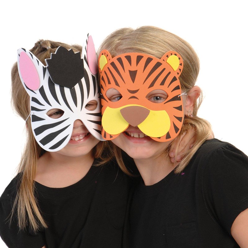 Wild Animal Foam Masks for the 2022 Costume season.