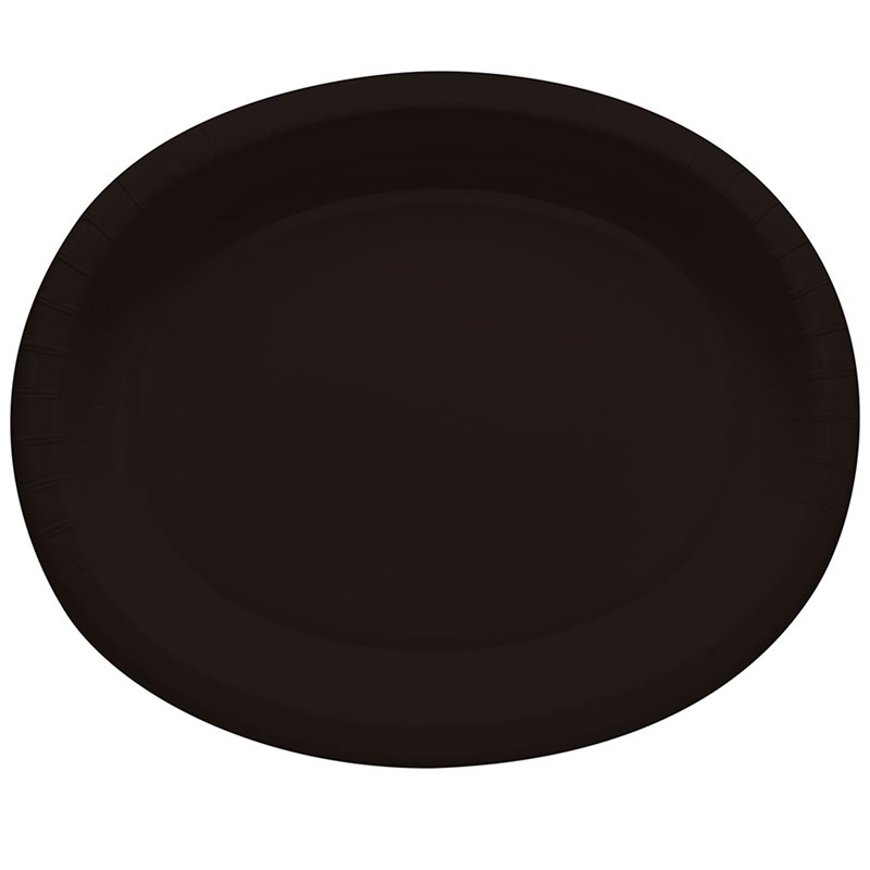 Black Velvet Oval Banquet Plates for the 2022 Costume season.