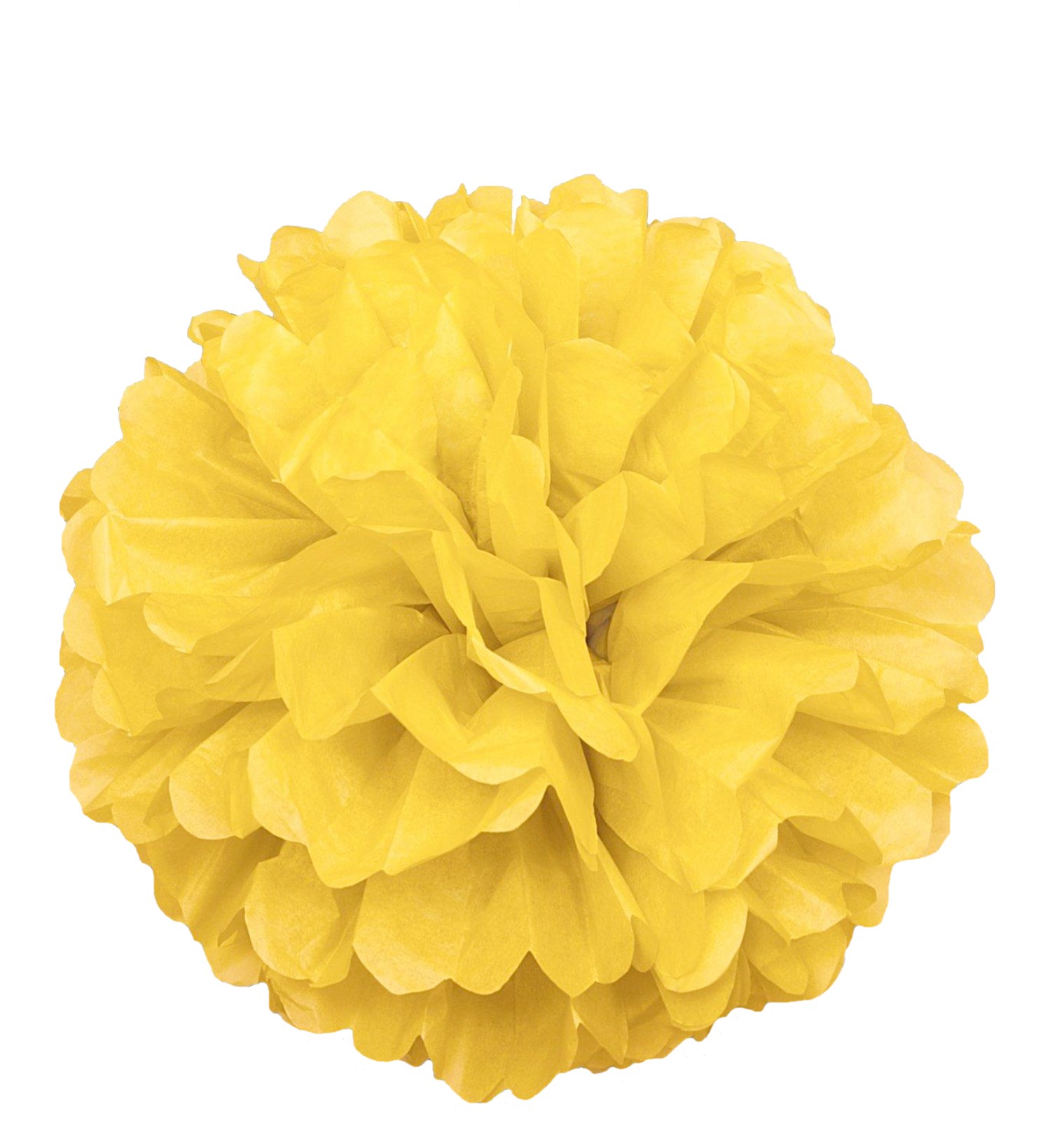 Yellow Hanging Puff Ball for the 2022 Costume season.