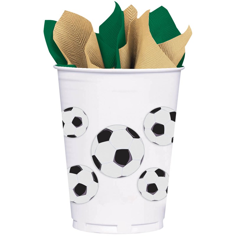 Soccer Fan 14 oz. Plastic Cups (8) for the 2022 Costume season.