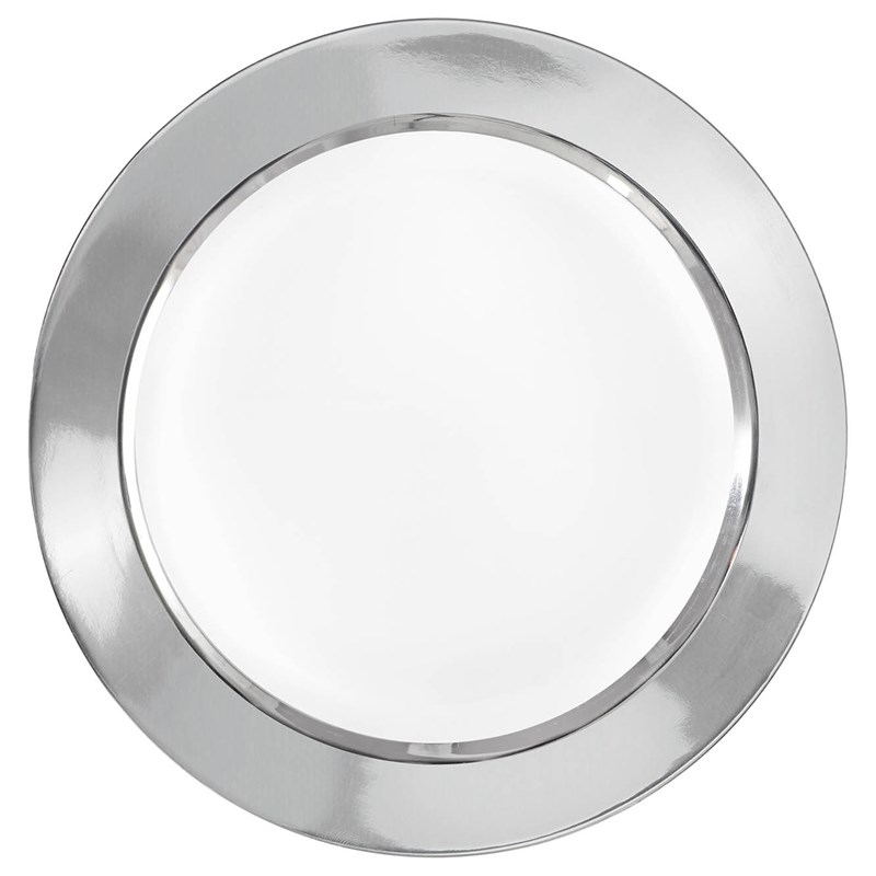 Round Banquet Plates with Silver Border (8) for the 2022 Costume season.