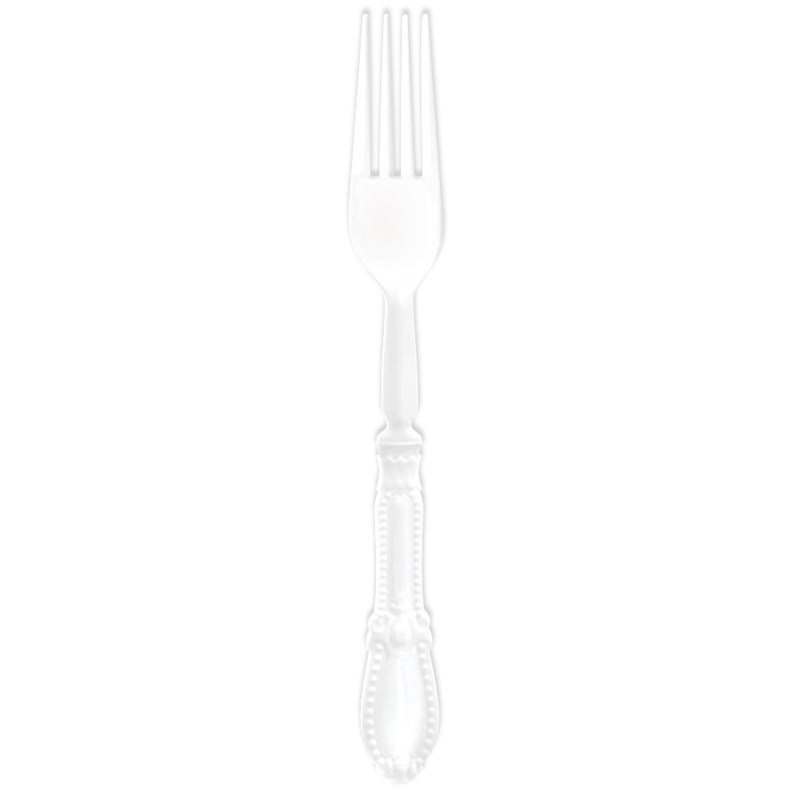 White Formal Flatware   Forks (20) for the 2022 Costume season.