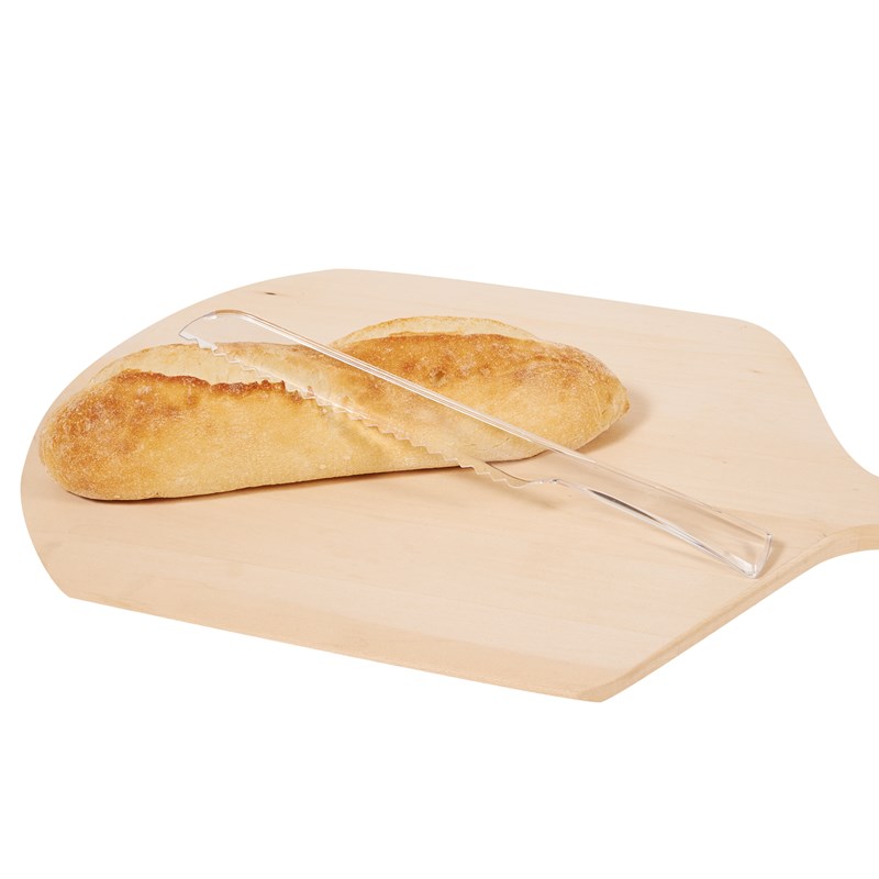 Essentials Heavy Duty Bread Knife   Clear for the 2022 Costume season.