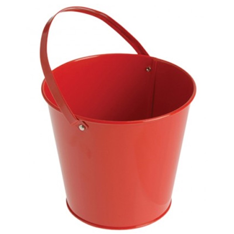Metal Bucket   Red for the 2022 Costume season.