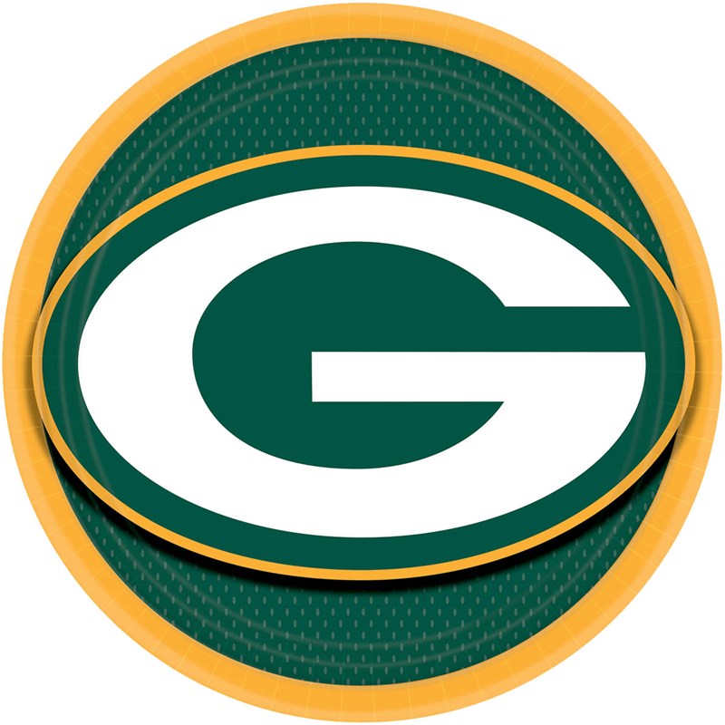 Green Bay Packers Dinner Plates (8) for the 2022 Costume season.