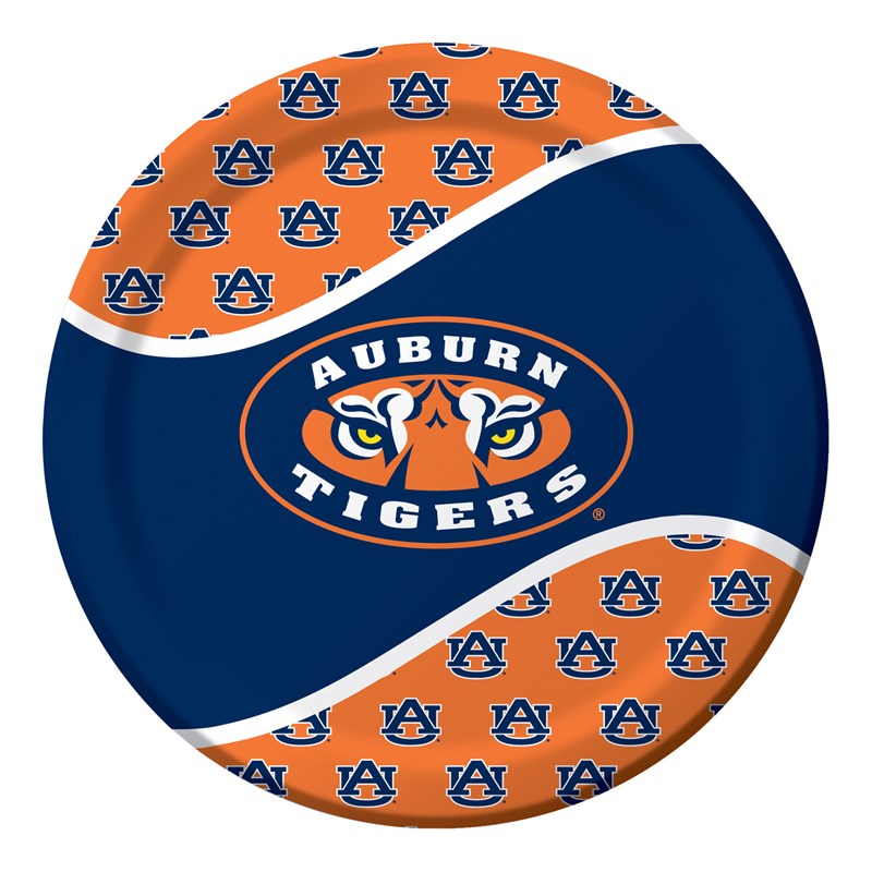 University of Auburn Tigers Dinner Plates (8) for the 2022 Costume season.