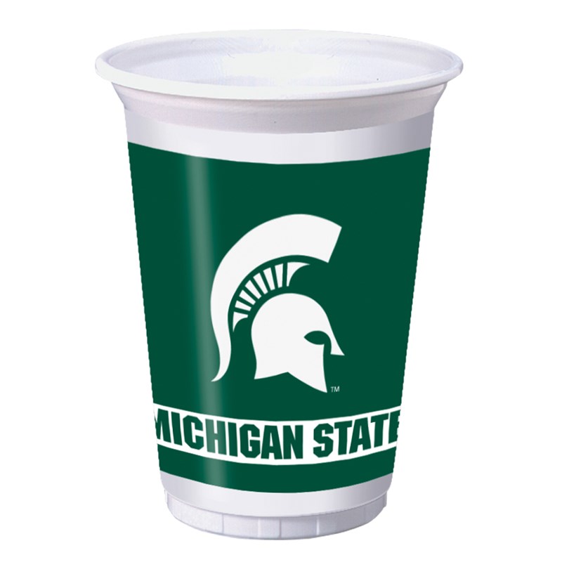 Michigan State University Spartans 20 oz. Cups (8) for the 2022 Costume season.
