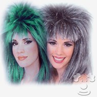 Glitter Diva Wig Blue/Green