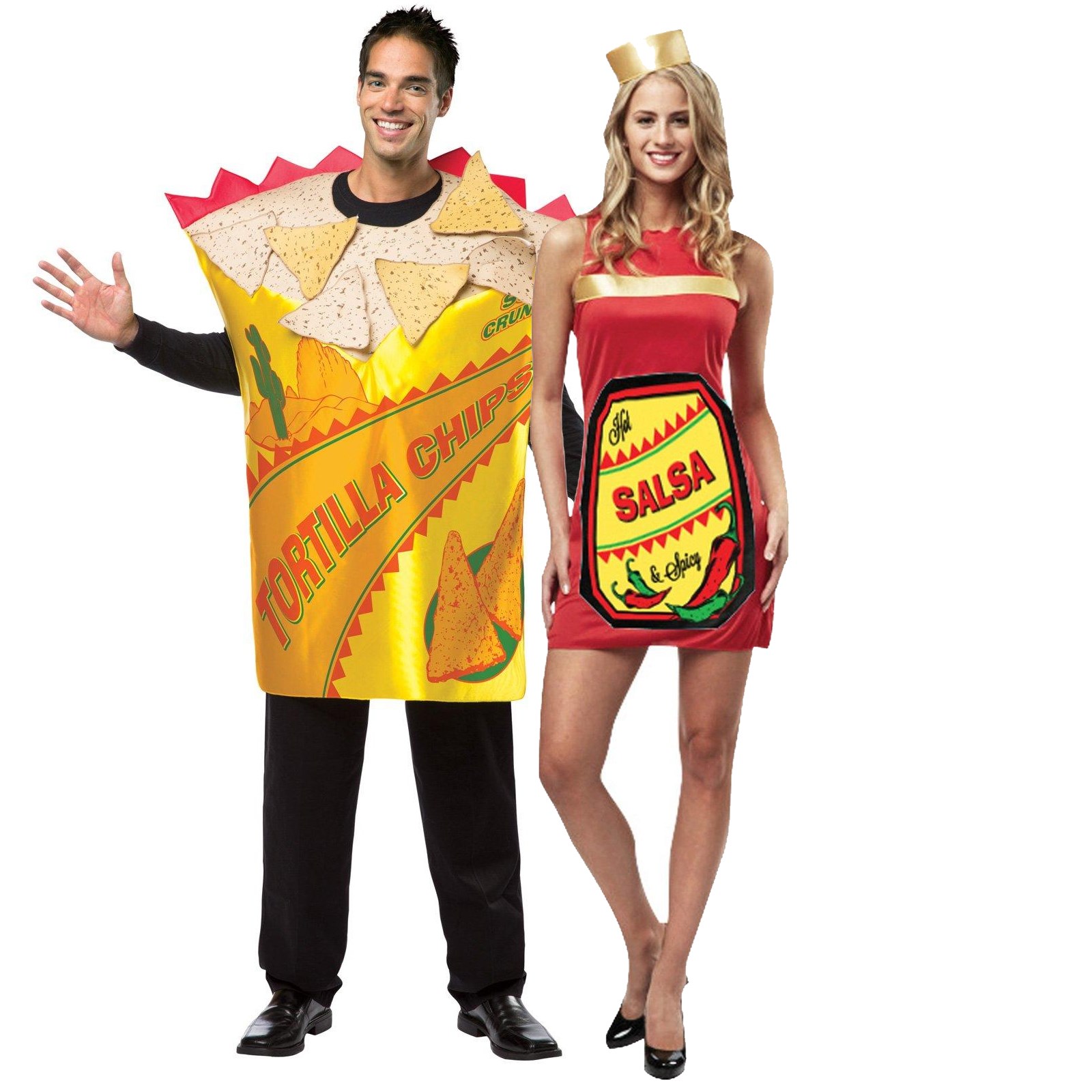 Adult Chips & Salsa Couples Costume
