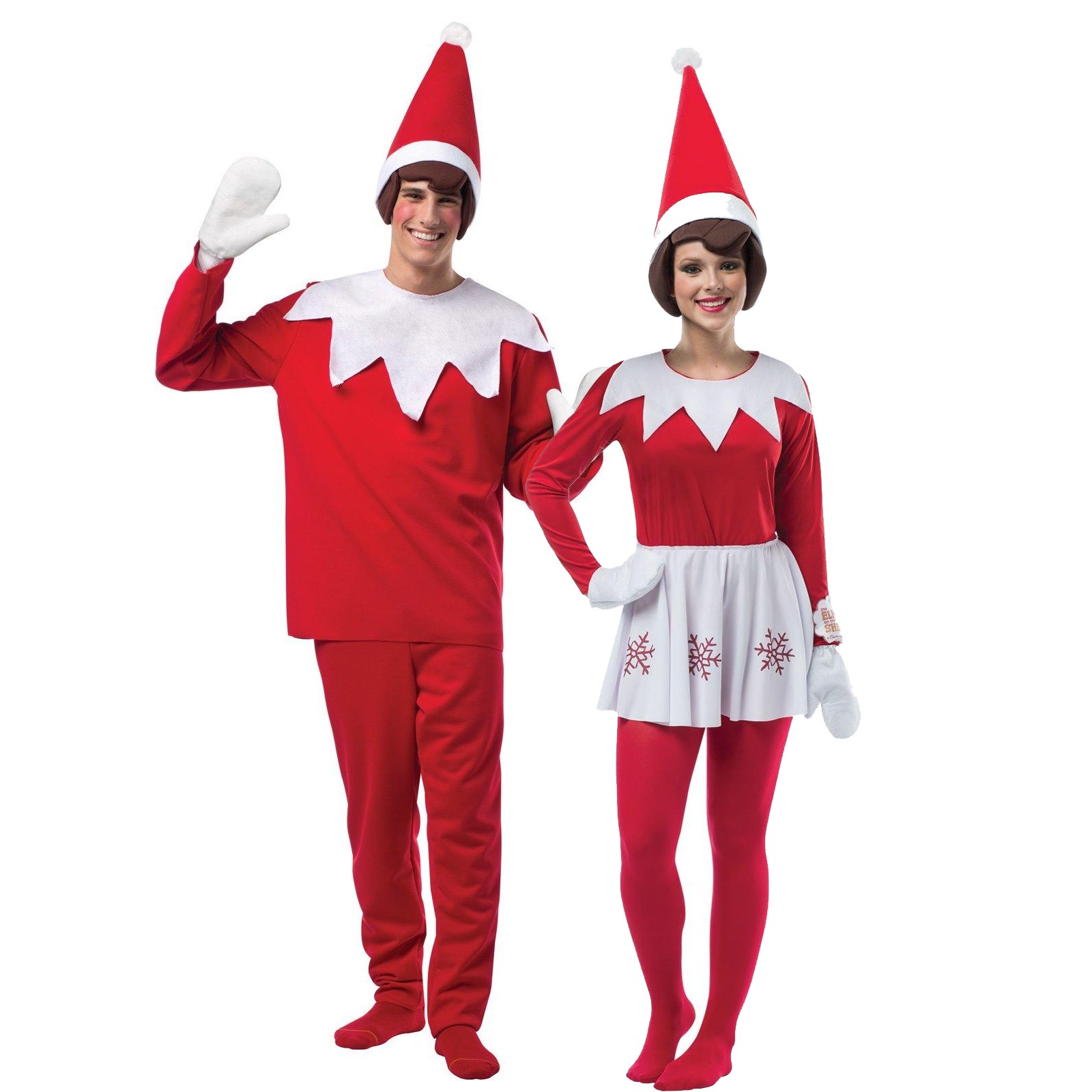 Adult Elf on The Shelf Couples Costume