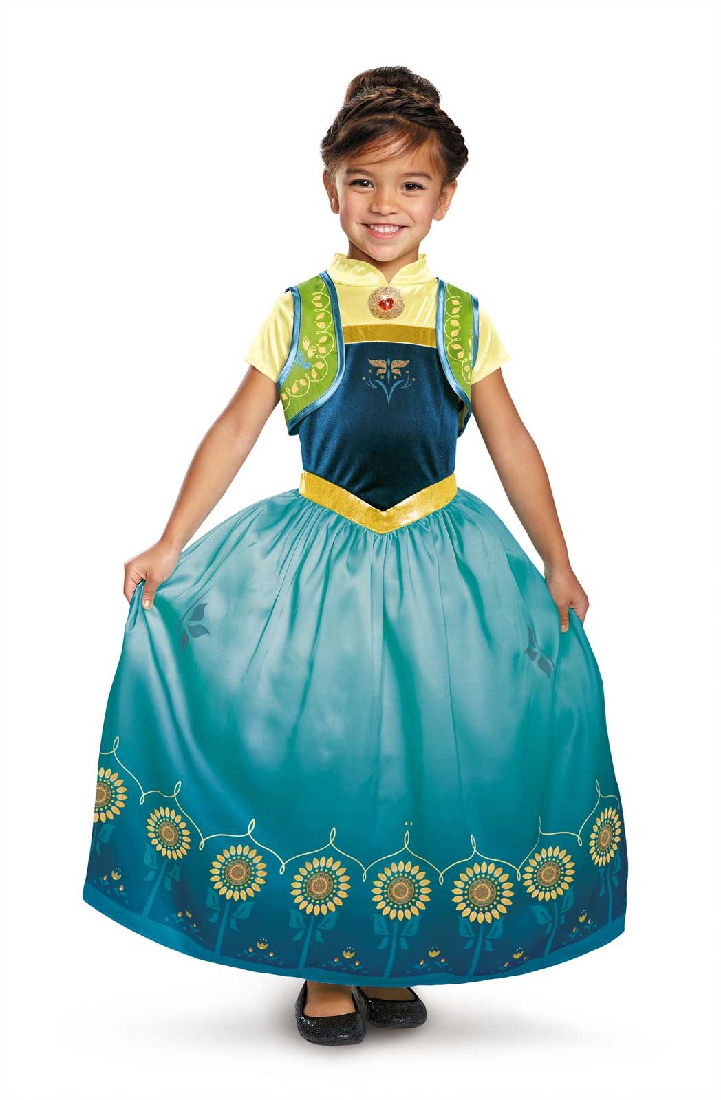 Anna Frozen Fever Toddler Girls Deluxe Costume