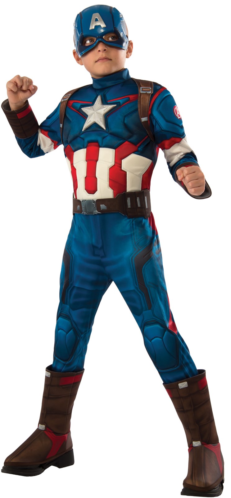 Avengers 2 - Age of Ultron: Deluxe Captain America Costume For Kids