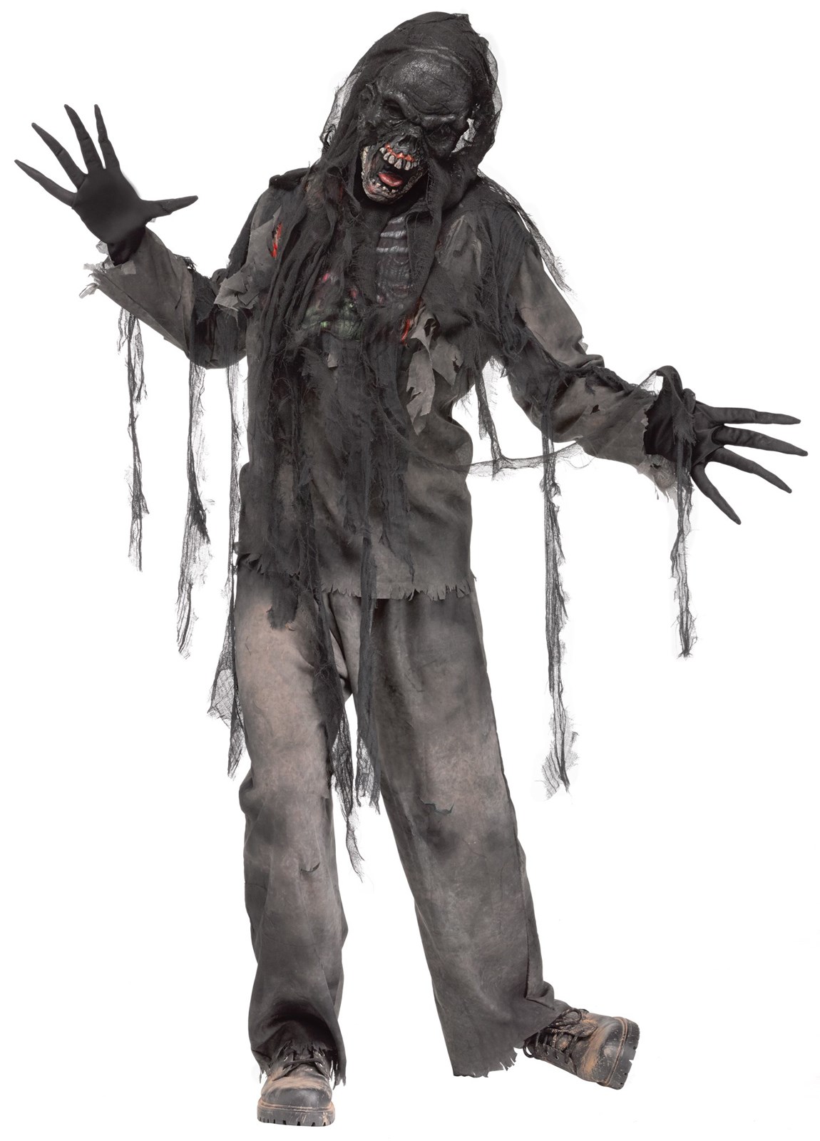 Burnt Zombie Costume For Adults