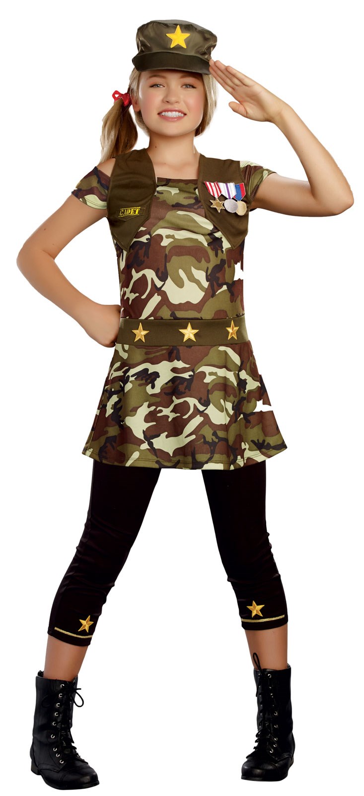 Cadet Cutie Costume For Tweens