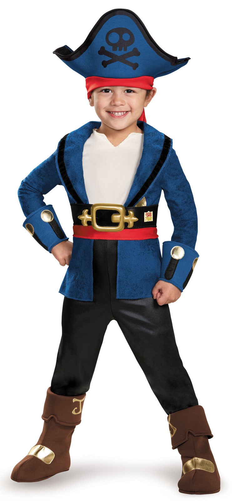 Captain Jake and the Never Land Pirates: Deluxe Captain Jake Costume For Toddlers