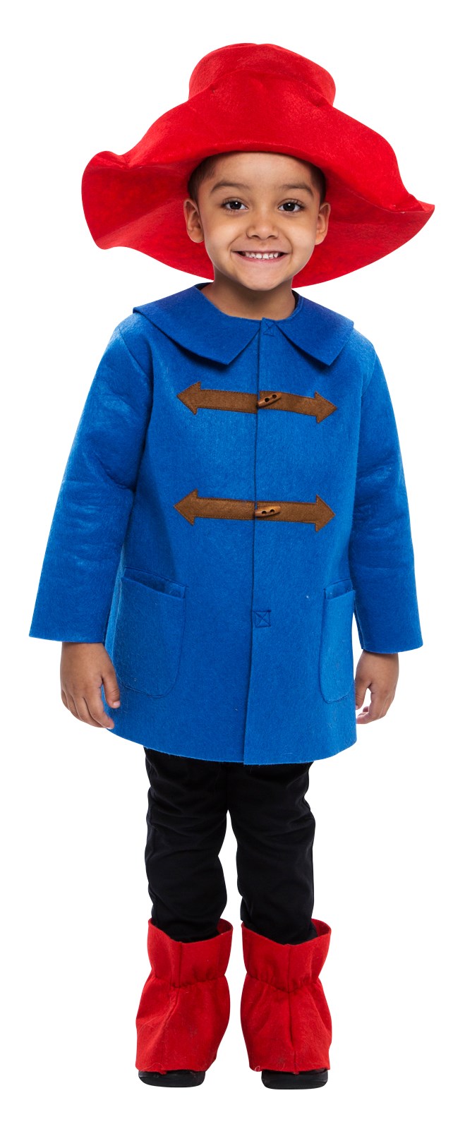 Childrens Blue Coat Bear Costume