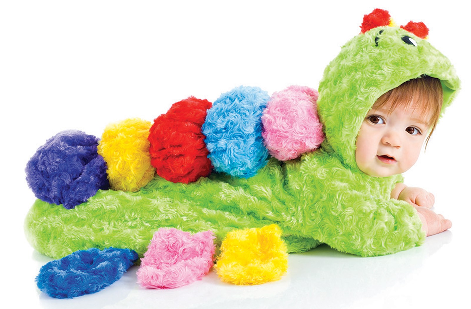 Colorful Baby Caterpillar Bunting Costume