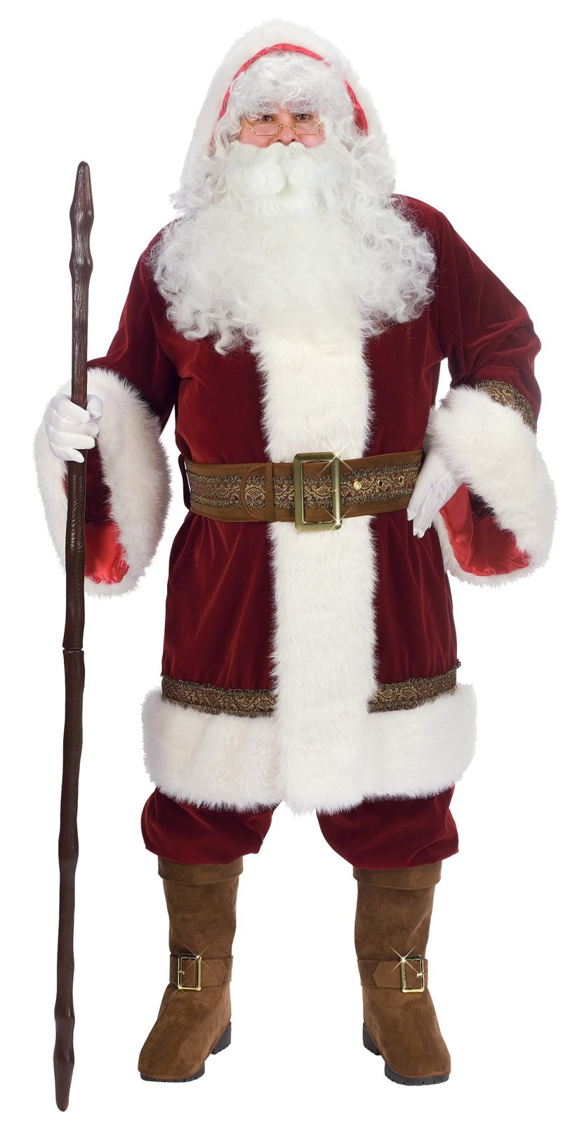 Deluxe Adult Old Time Santa Costume