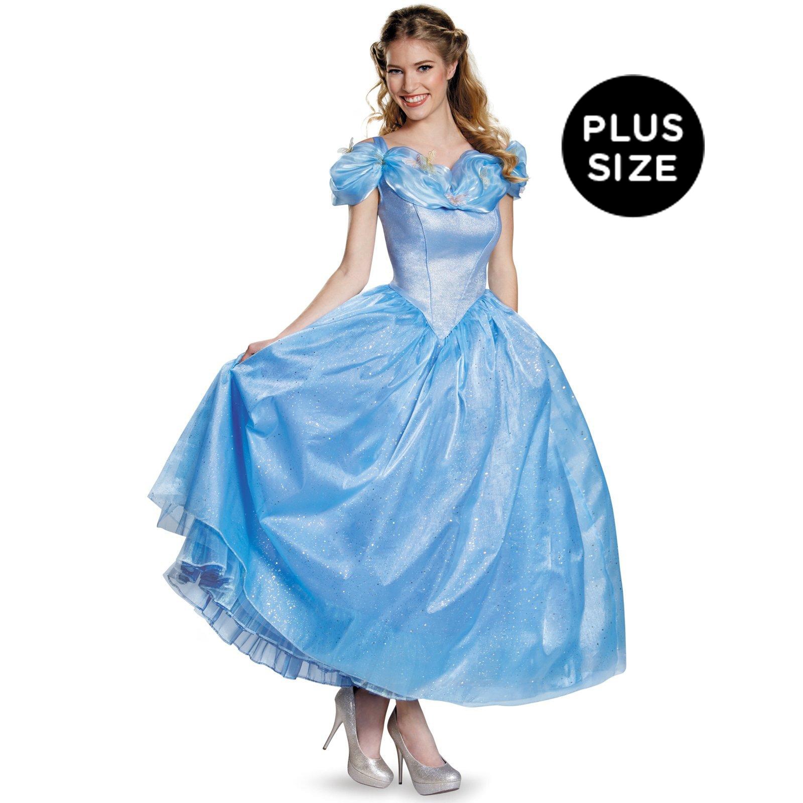 Disney Cinderella Movie: Womens Prestige Plus Size Cinderella Costume