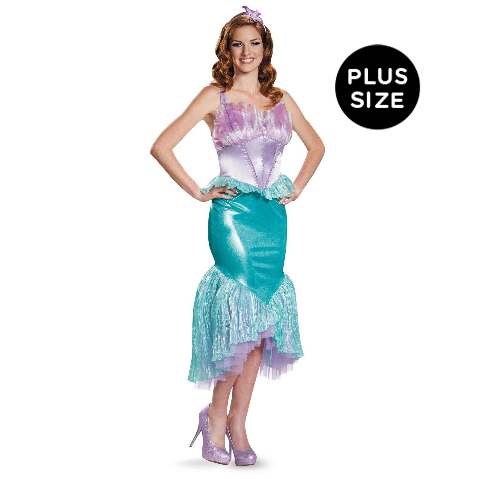 Disney Princess Deluxe Ariel Plus Size Costume For Women