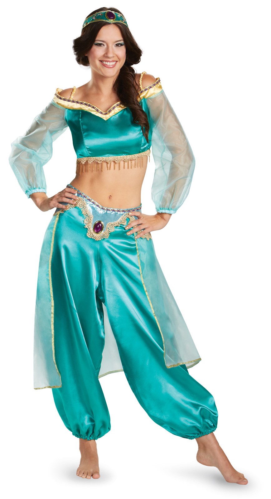 Disney Princess Jasmine Prestige Fab Costume For Women